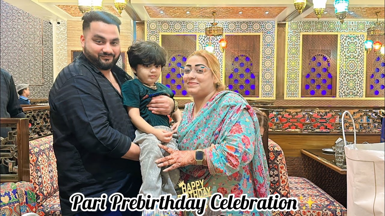 Pari ka pre birthday celebration karre persian darbar mein✨/Kal wo jari hai trip per❤️