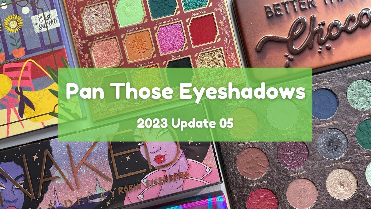 Pan Those Eyeshadows 2023 | Update 5 Slowly But Surely