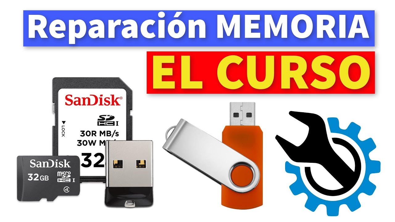 Curso Reparación de Memoria USB, Micro SD y Tarjeta SD