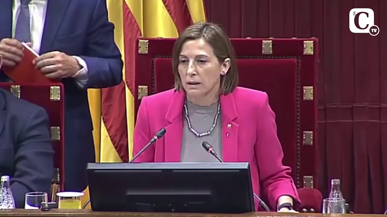 Los choques de Forcadell en el pleno del Parlament sobre la ley del referéndum
