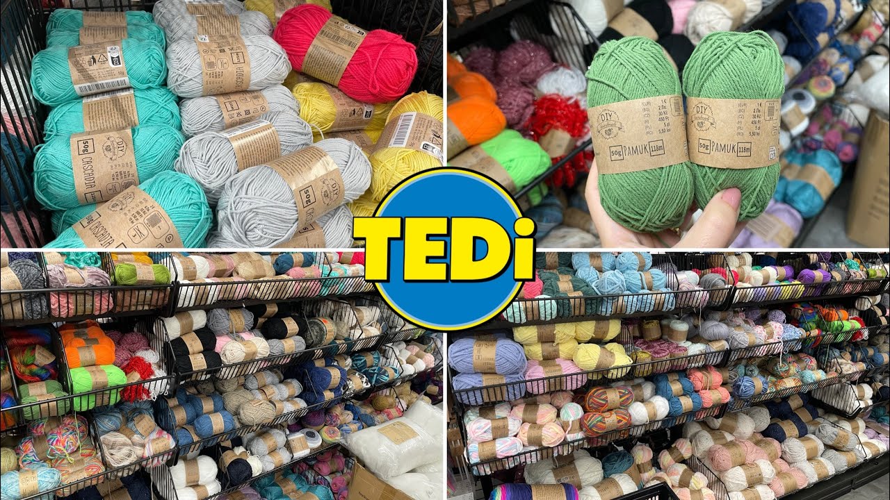 TEDI HAUL -30% Rabatt Wolle 🧶 100% Baumwolle | Marycrochet 