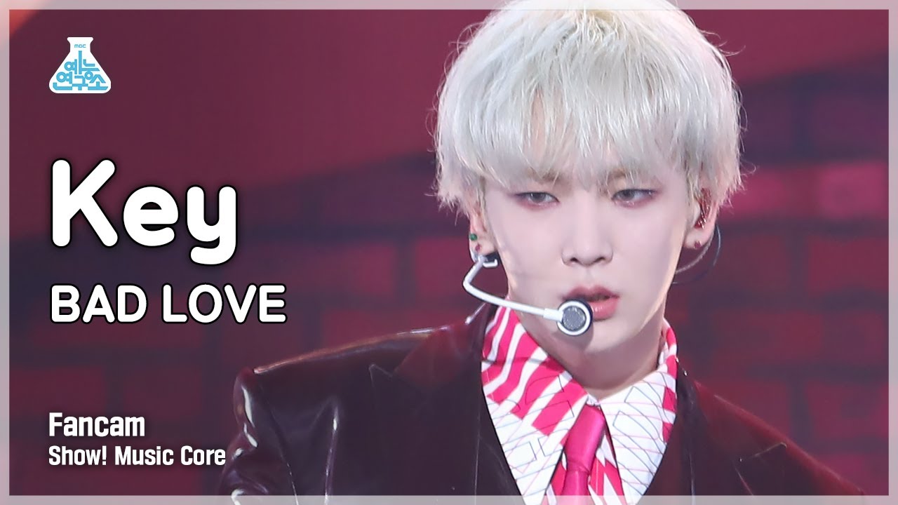 [예능연구소 4K] 키 세로캠 'BAD LOVE' (KEY FanCam) @Show!MusicCore 211002