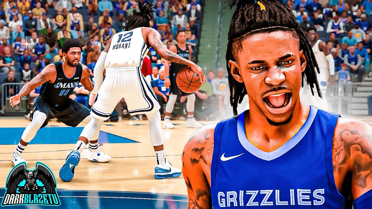 NBA 2K24: Ja Morant Ran Into Kyrie Irving Very Intense Game
