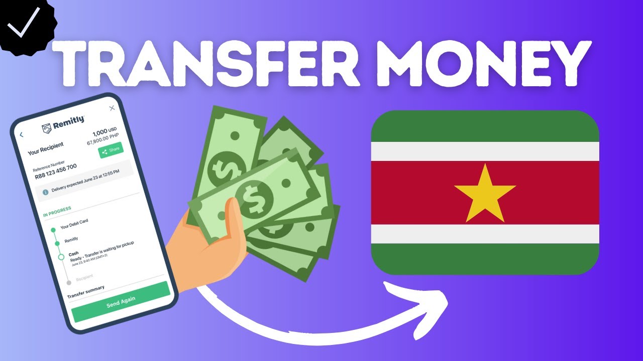 How to transfer money online to Suriname?