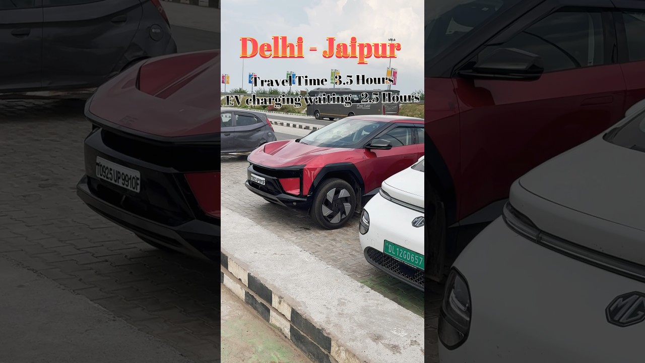 EV Charging Break at Delhi&ndash;Jaipur&ndash;Mumbai Expressway ⛽⚡