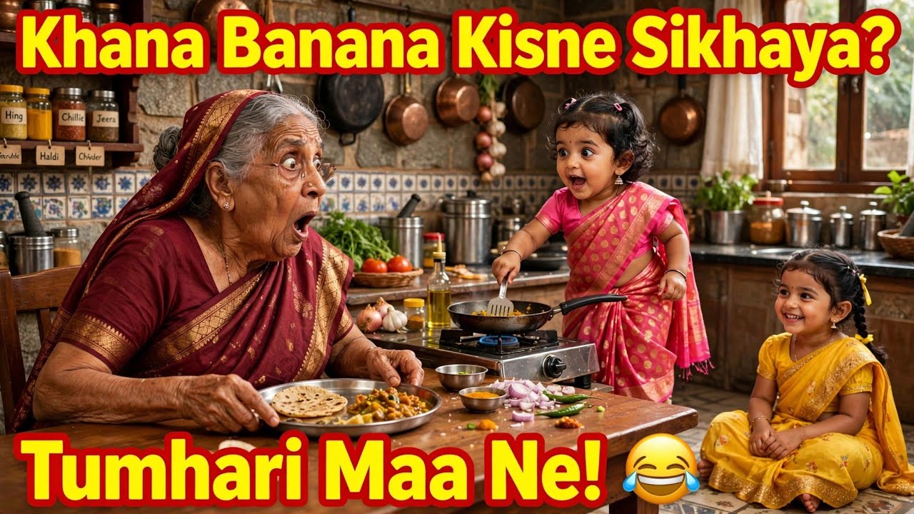 Khana Banana Kisne Sikhaya? Tumhari Maa Ne! 😂 Saas Bahu Comedy |Vinod Kumar Saroj
