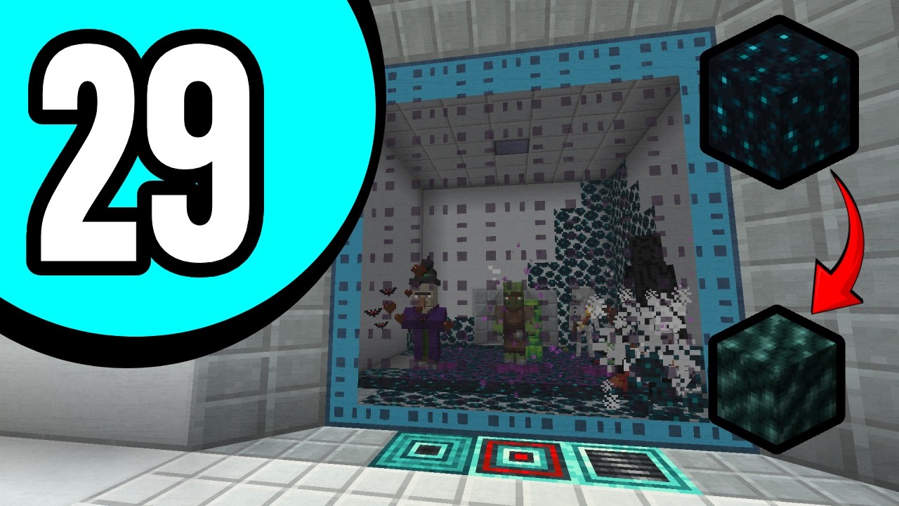 Let's Play S3E29 Upgrading the Mob Spawner for Sculk