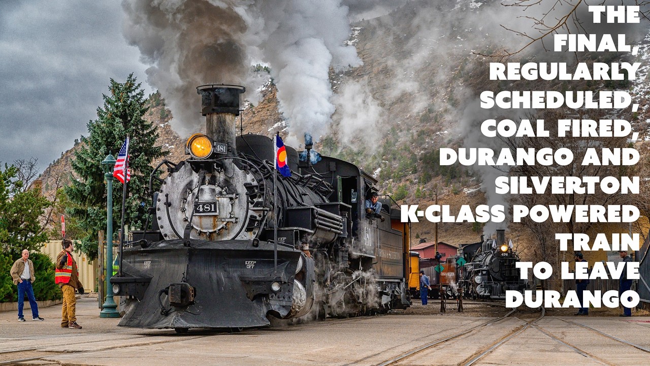 The Last Ever, Regular Schedule, K-Class, Coal Powered Train From Durango Colorado