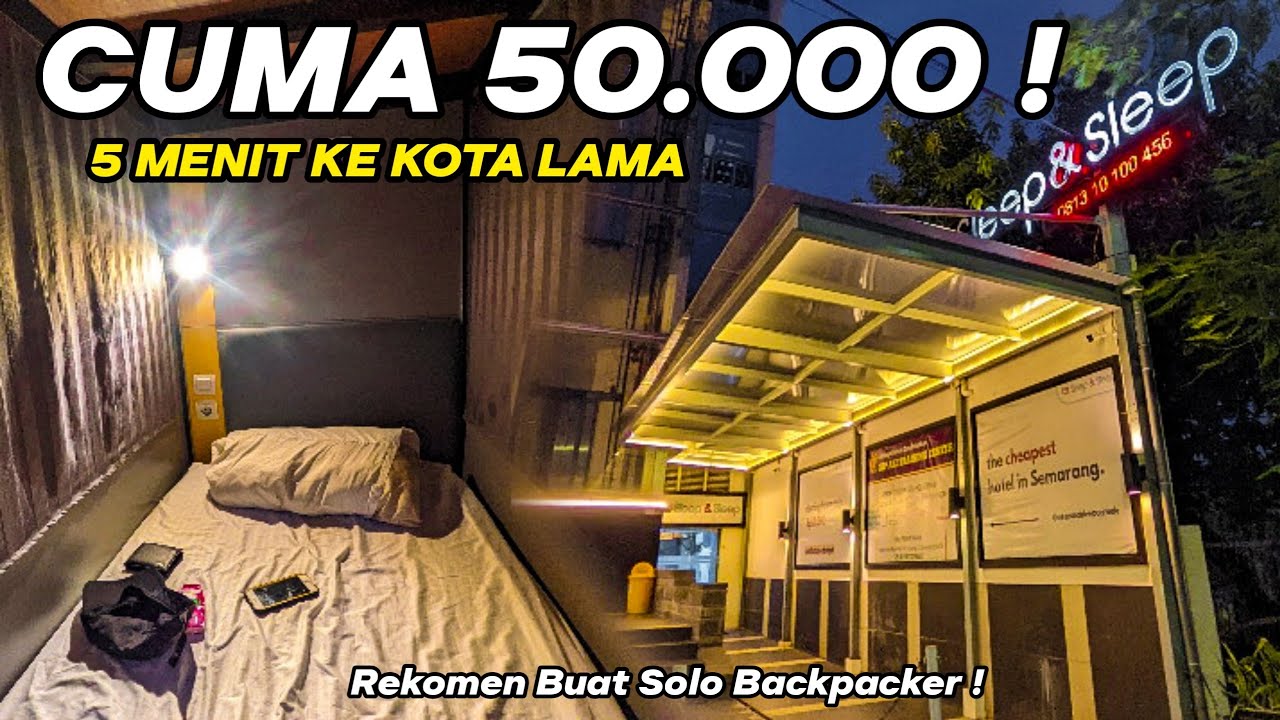 NGINEP DI HOTEL CAPSULE TERMURAH DI KOTA SEMARANG ‼️ Review Sleep & sleep Capsule Semarang Kota Lama