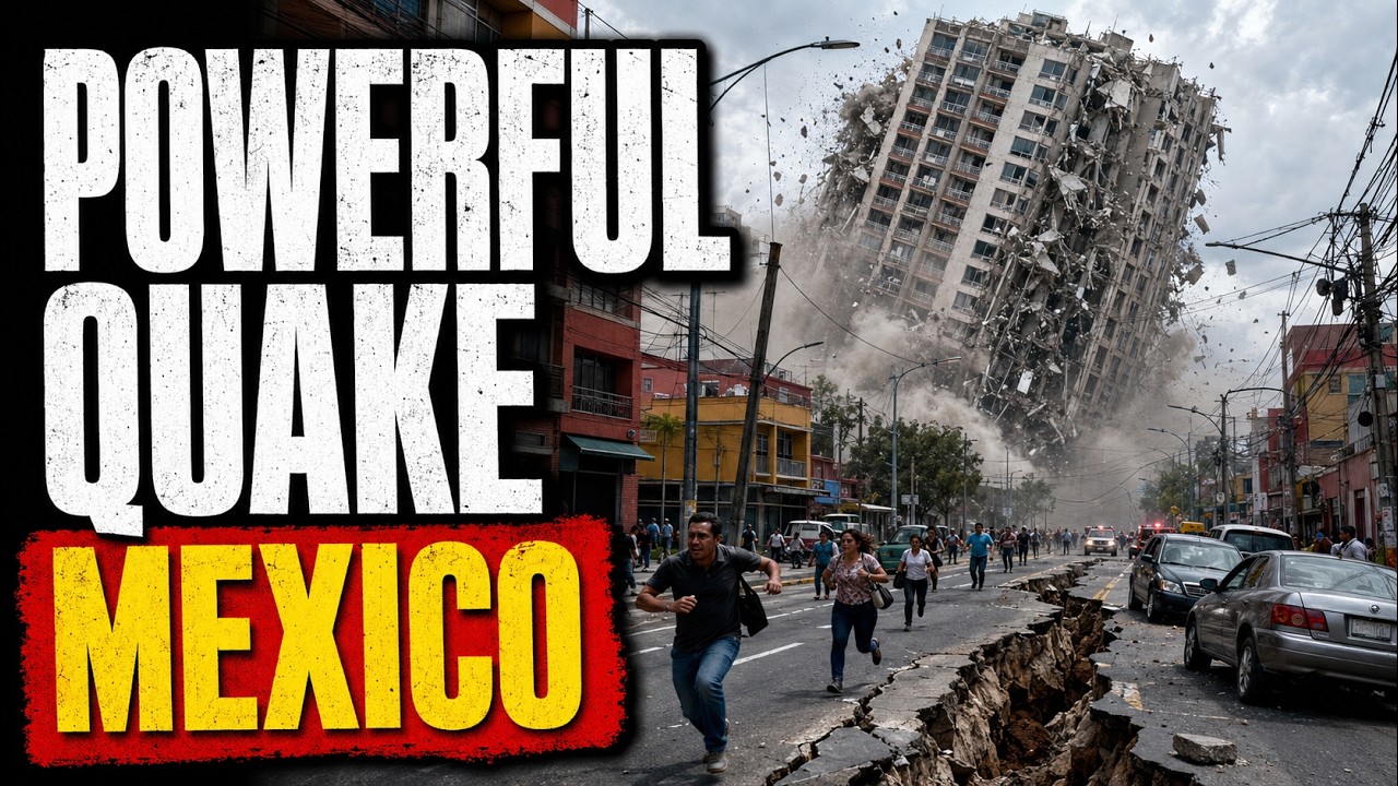 Powerful M7.3 Earthquake Strikes Mexico | Strong Shaking Across Central America