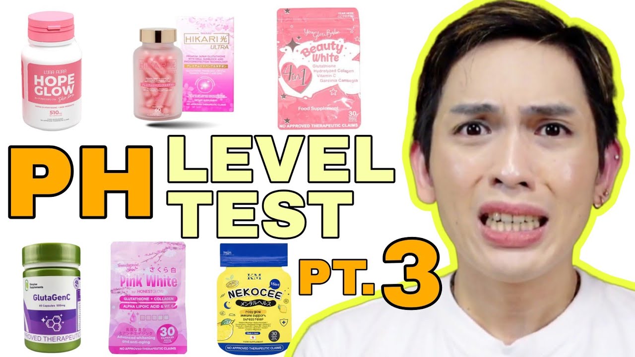 2023 TRENDING GLUTA / WHITENING SUPPLEMENT BRANDS PH LEVEL TEST | PT. 3 | SIR LAWRENCE
