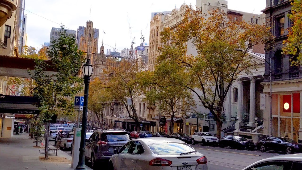More Collins Street Melbourne City Walking Tour 4K メルボルンのヨーロッパ通り散歩②