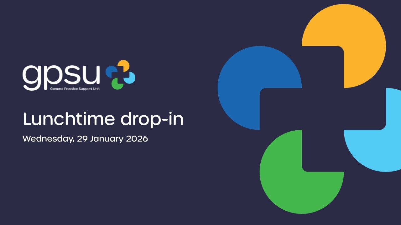 GPSU lunchtime drop-in session - 29 January 2026