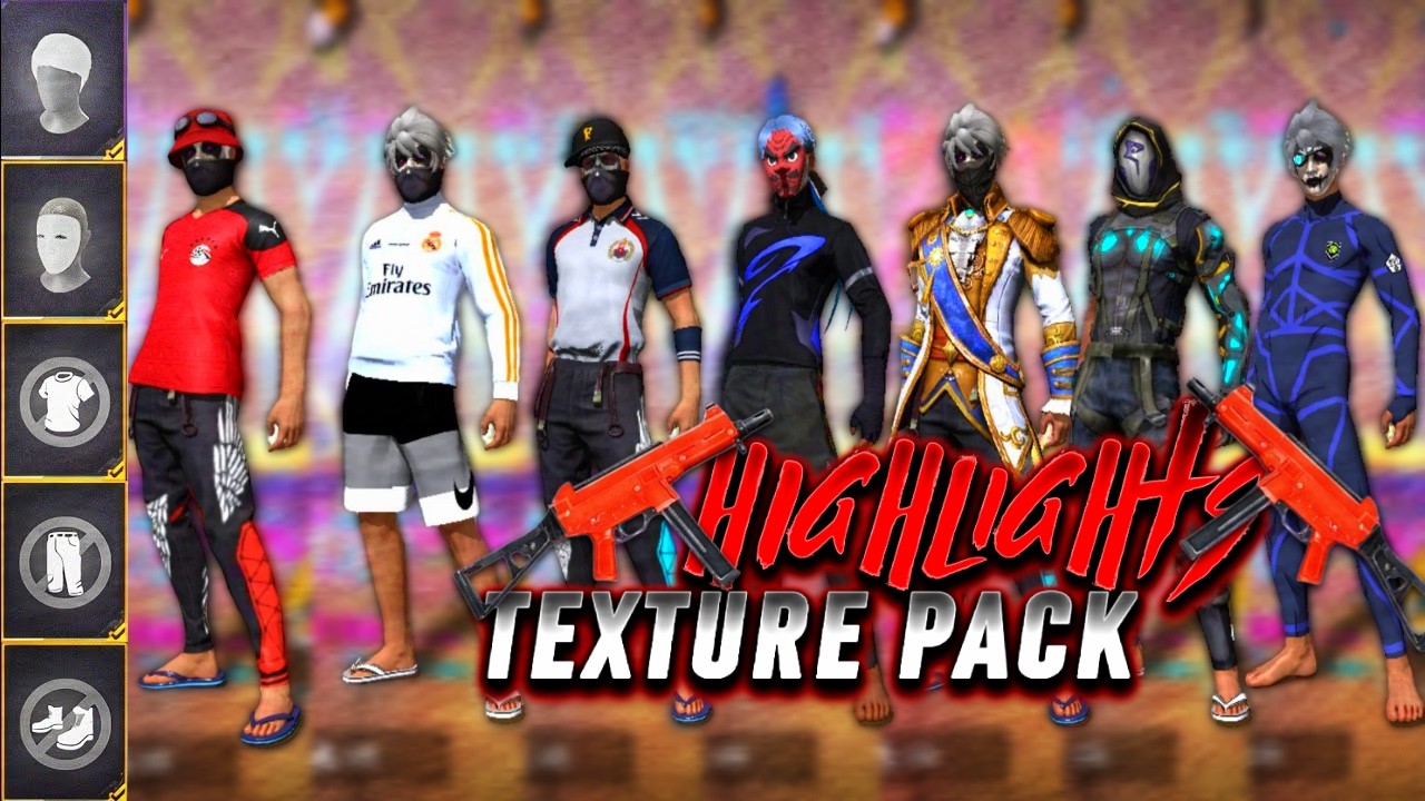 🎯PACK de TEXTURA na PADRÃO 🔥 FREE FIRE ATUALIZADO LINK ‼️DIRETO ANT BAN E ANT LAG ‼️