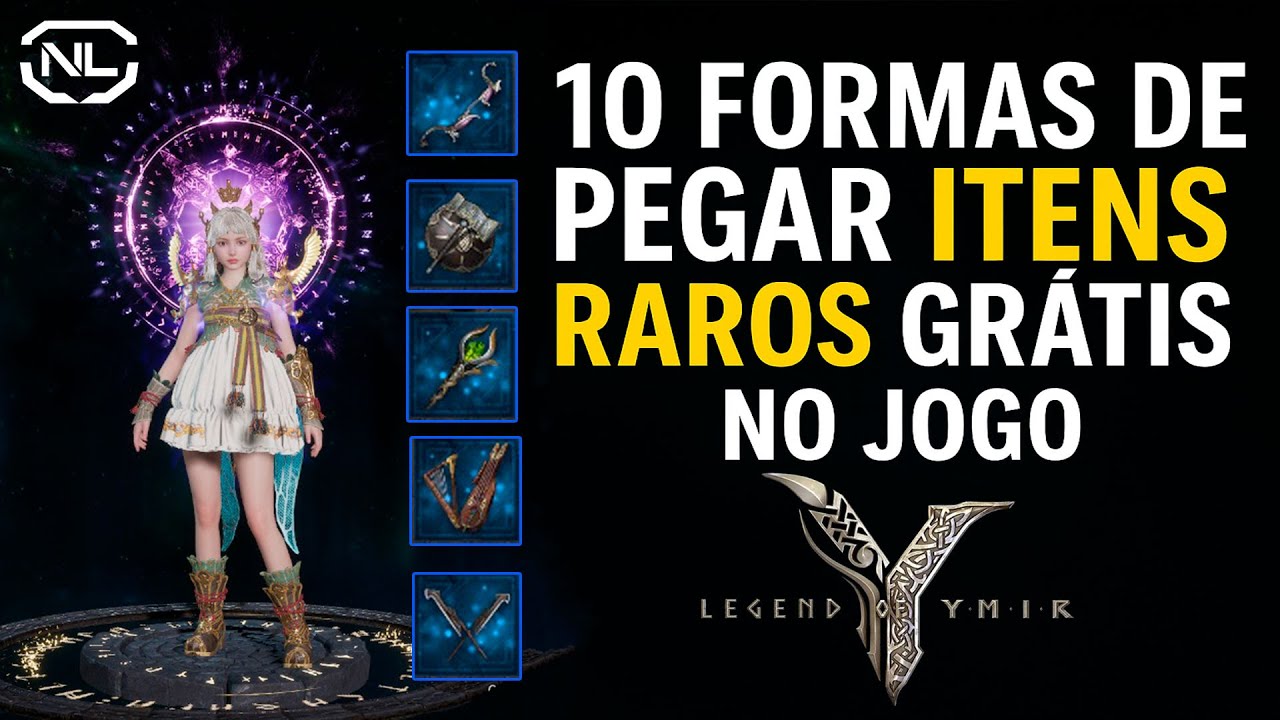 NÃO PERCA! 10 FORMAS PARA PEGAR ITENS RAROS GRÁTIS no LEGENDS OF YMIR!