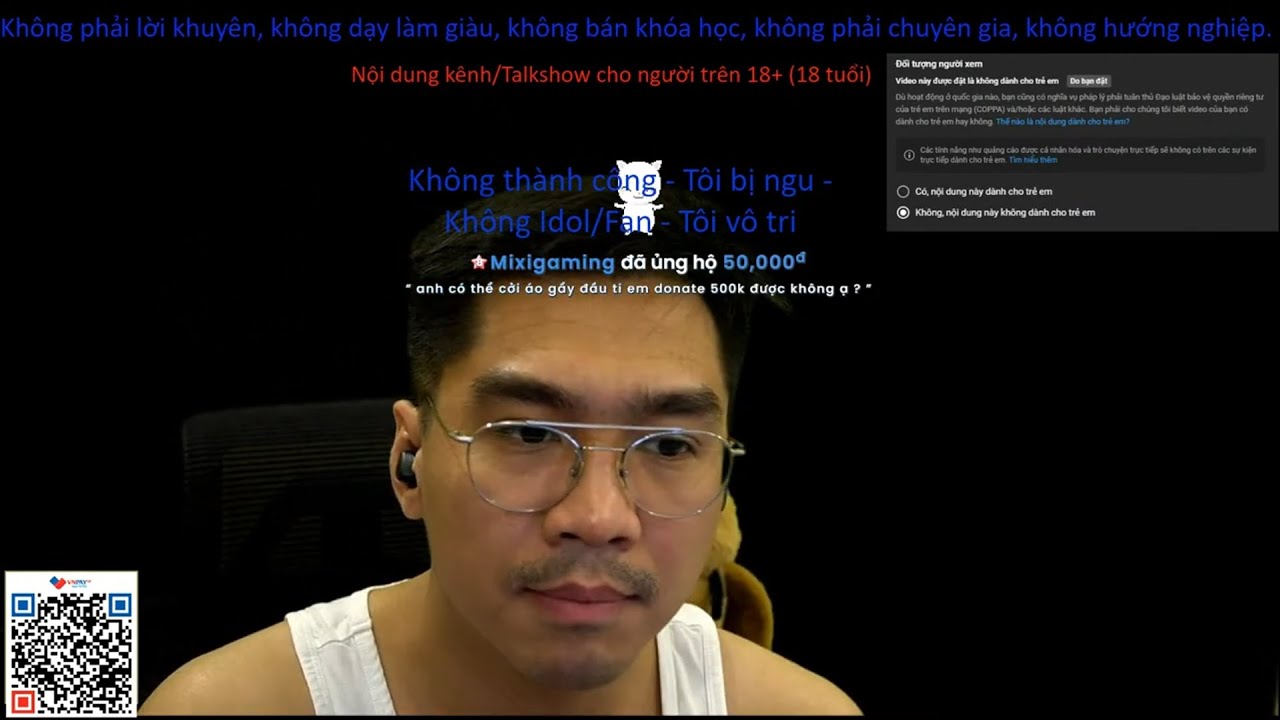B&agrave;i học 250k của streamer Y&ecirc;n l&atilde;ng @MixiGaming3con