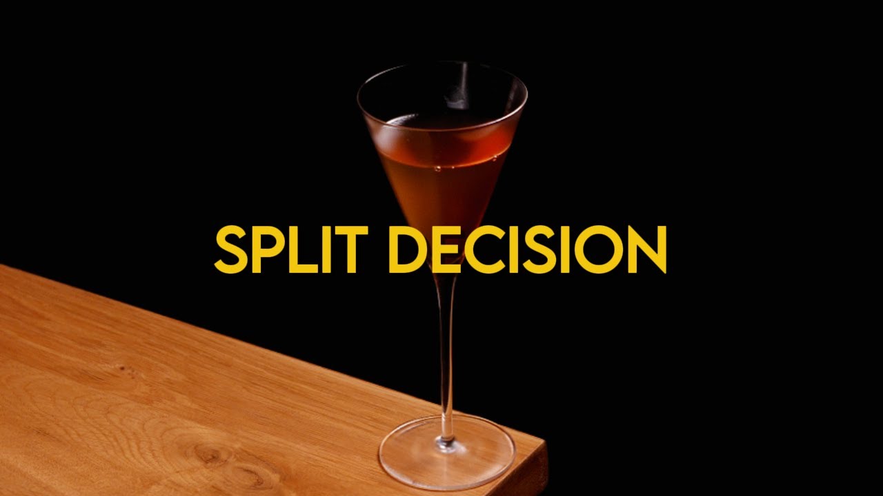 I made a banana water cocktail