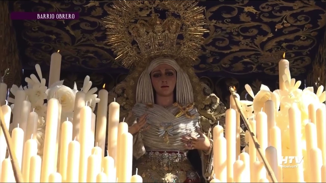 Virgen de la Victoria - Barrio Obrero (Parte 1). Miércoles Santo Huelva 2023. (Huelva Tv)