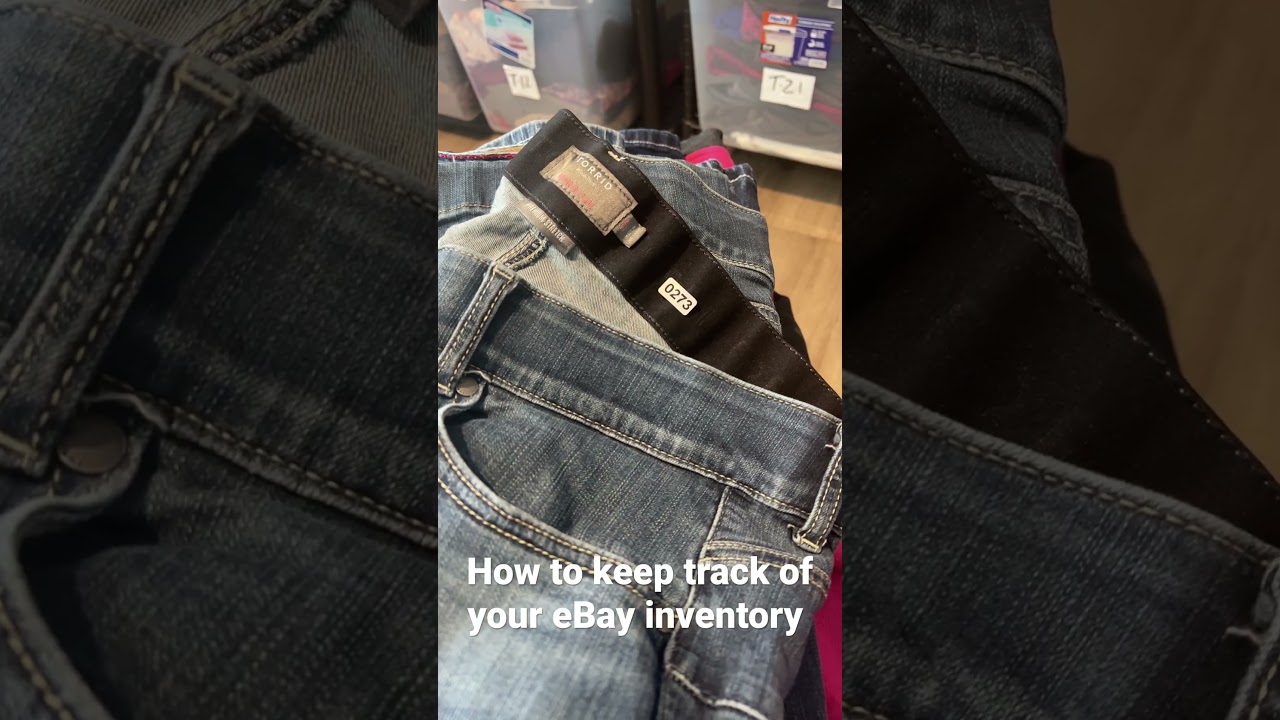 How to keep track of your eBay clothing inventory