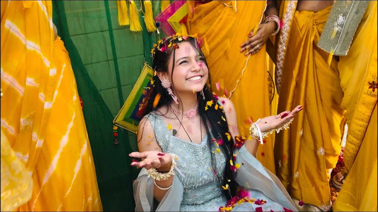 Haldi vlog 🌼💛 @Yaduvanshifamily1234 