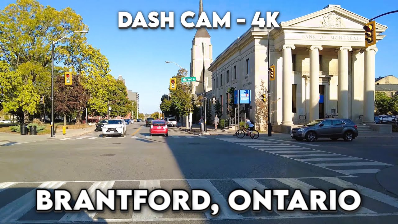 🚗 Brantford, Ontario  🏞️ 4K Drive