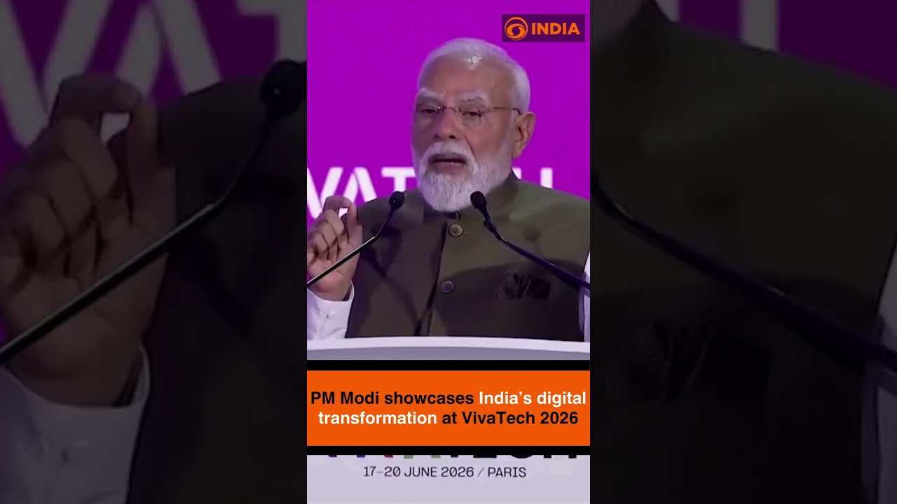 PM Modi showcases India&rsquo;s digital transformation at VivaTech 2026