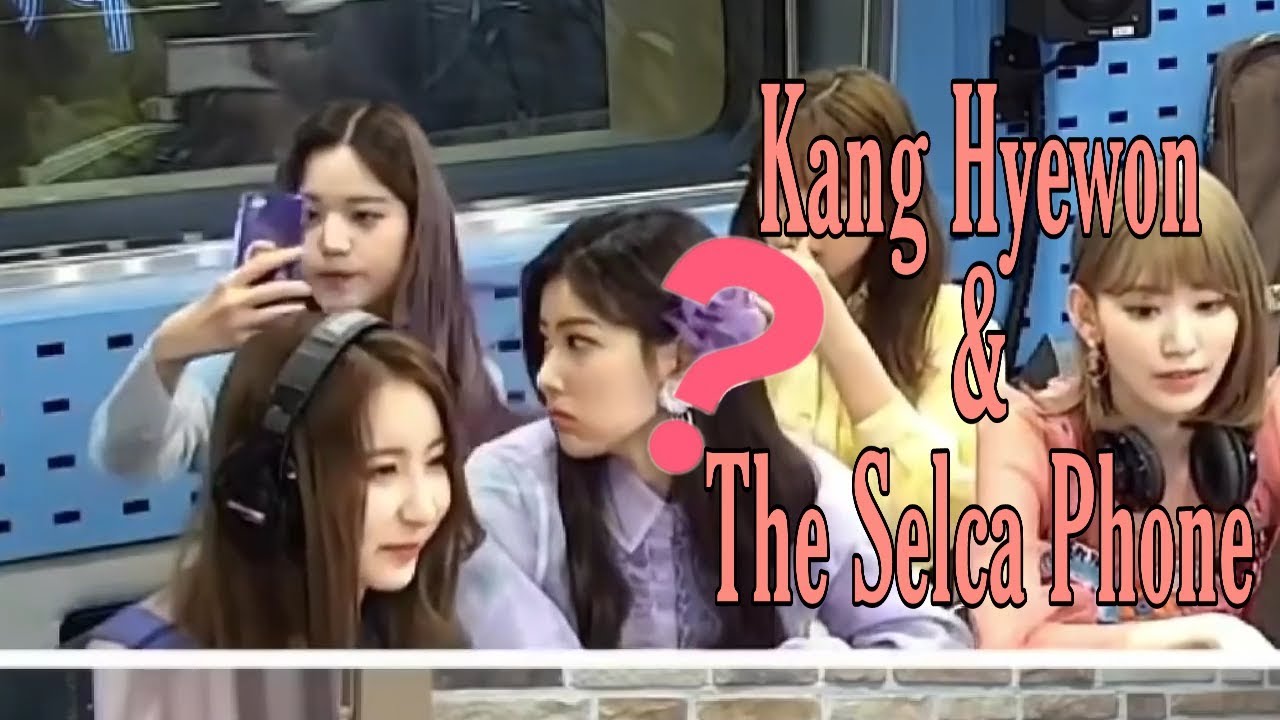Iz*one Kang Hyewon and The Selca Phone ft. Annyeongz and Kkura