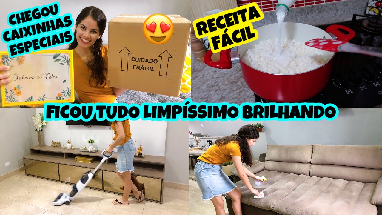 FIZ FAXINA PESADA | CANJICA CREMOSA | 2 CAIXINHAS ESPECIAIS #VLOG