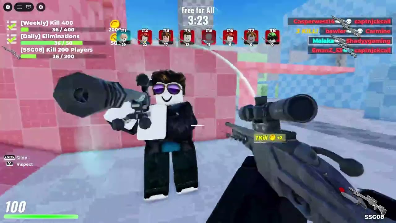 Roblox Sniper Arena 74 kills