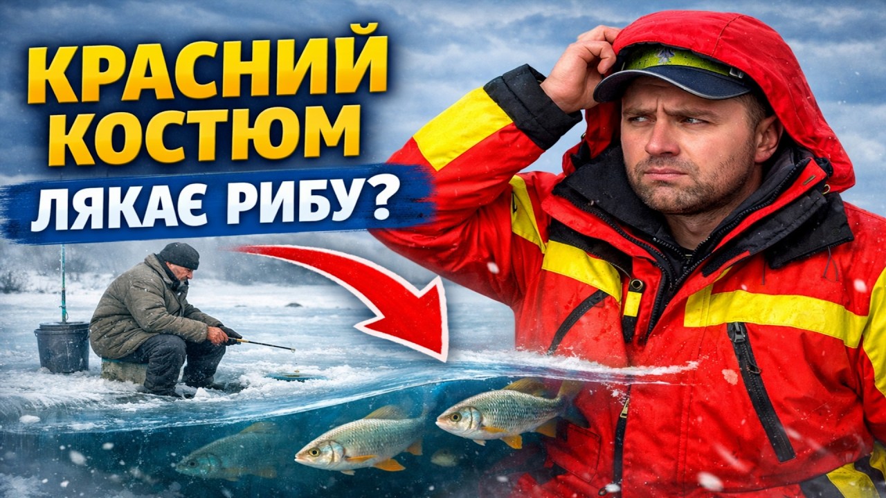 Справа не в мормишці. Ось чому твій яскравий костюм ЗАЛИШАЄ ТЕБЕ БЕЗ РИБИ на льоду!
