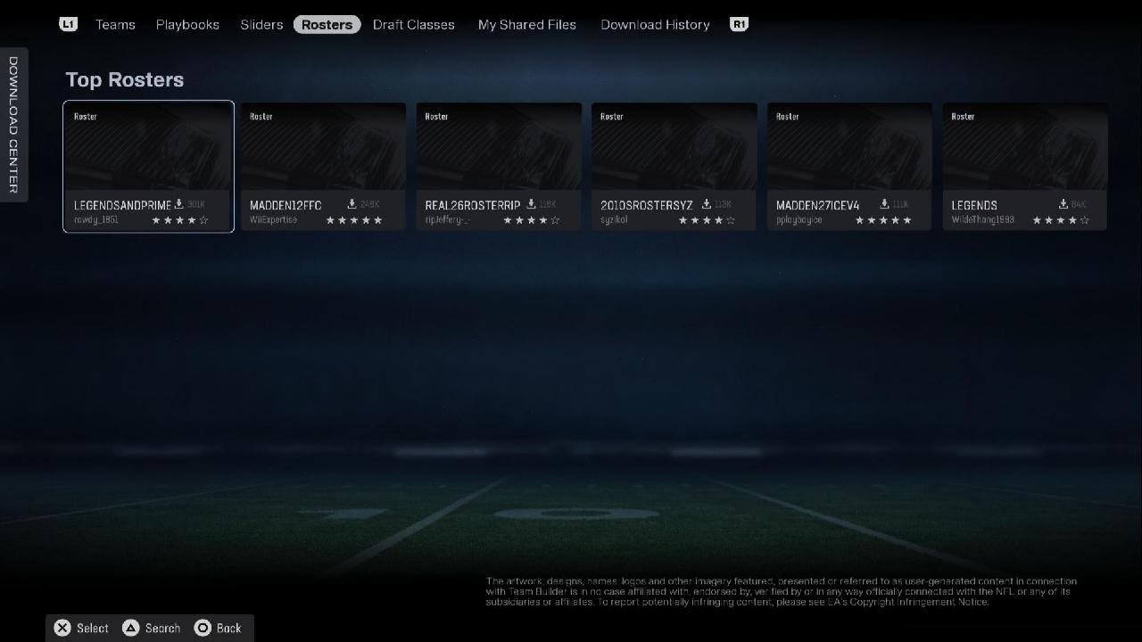 Madden NFL 26 How to update rosters