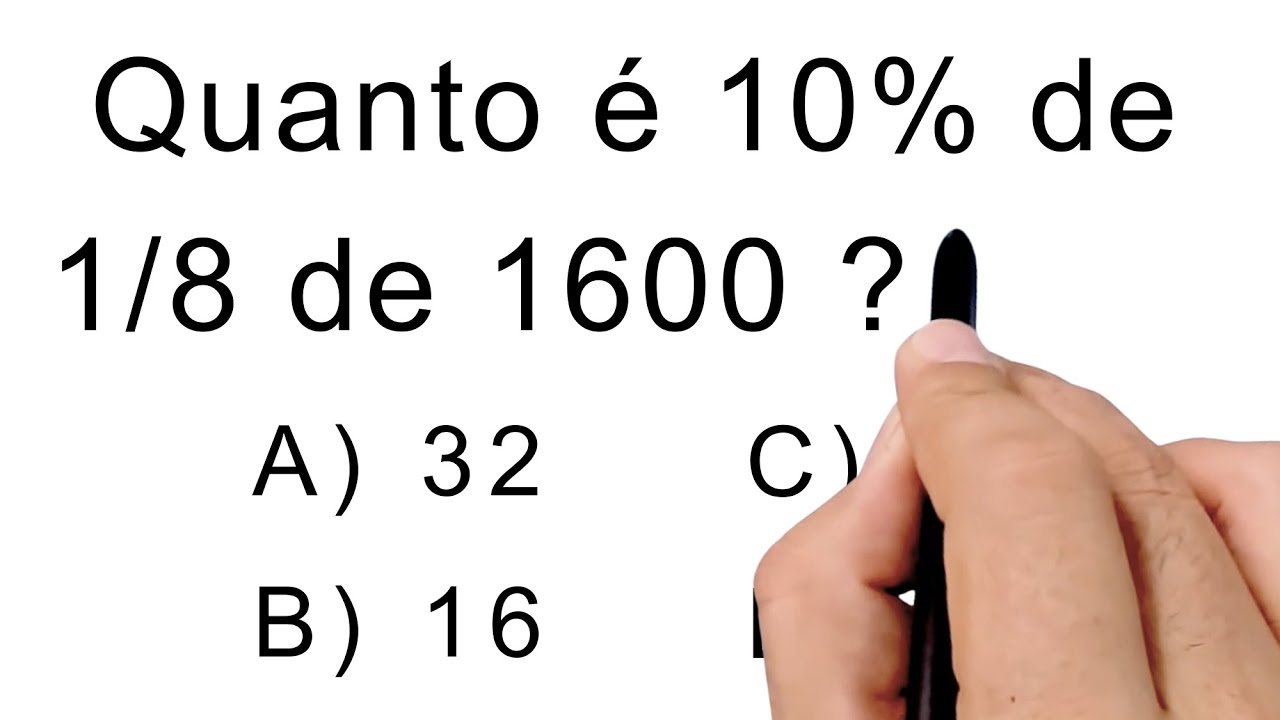 Não erre mais Questões de FRAÇÃO  e PORCENTAGEM de um número!
