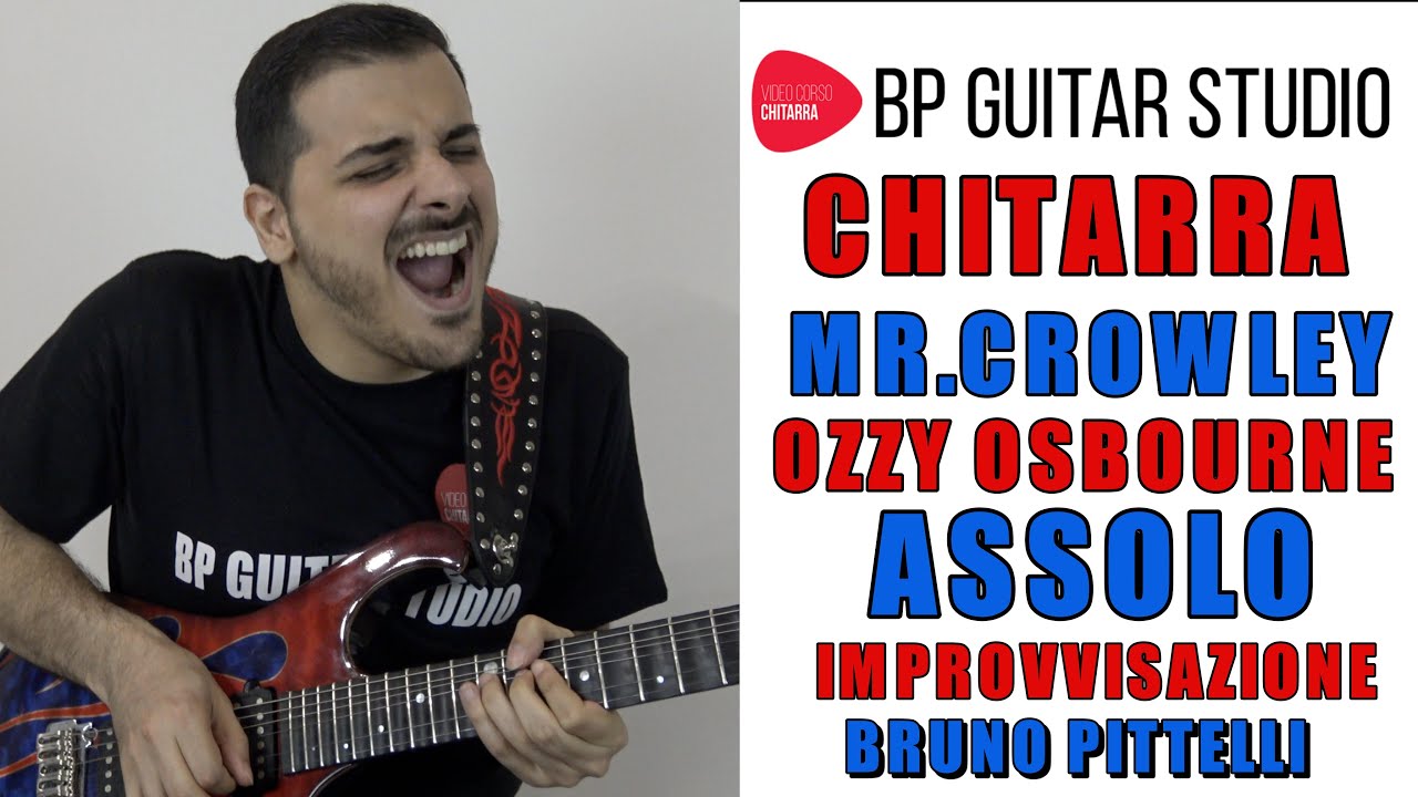 Mr.Crowley Guitar solo - Bruno Pittelli assolo chitarra