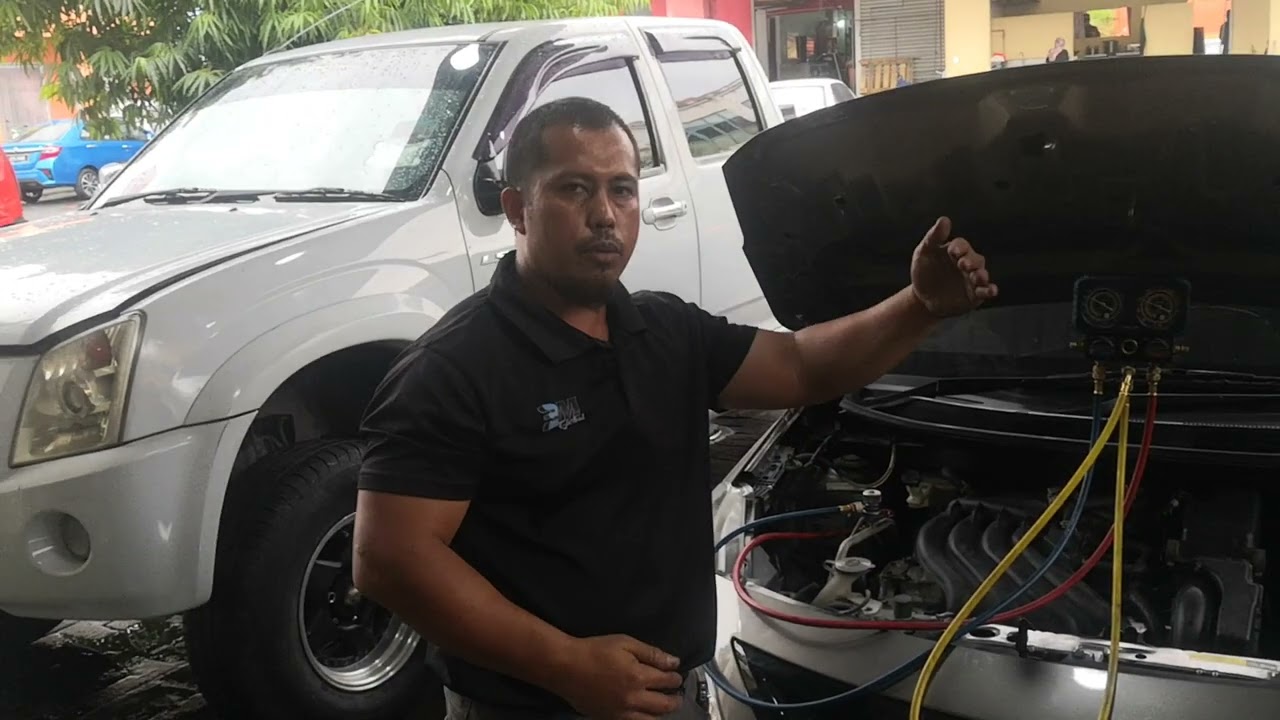 Nissan Almera N16 aircond Tidak sejuk.. punca dan solusi