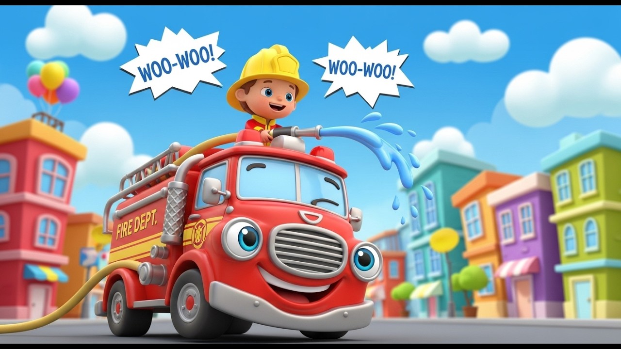 Transportation Sound Parade Song for Kids | Vehicle Sounds & Fun Nursery Rhyme, Baby Songs 🚗