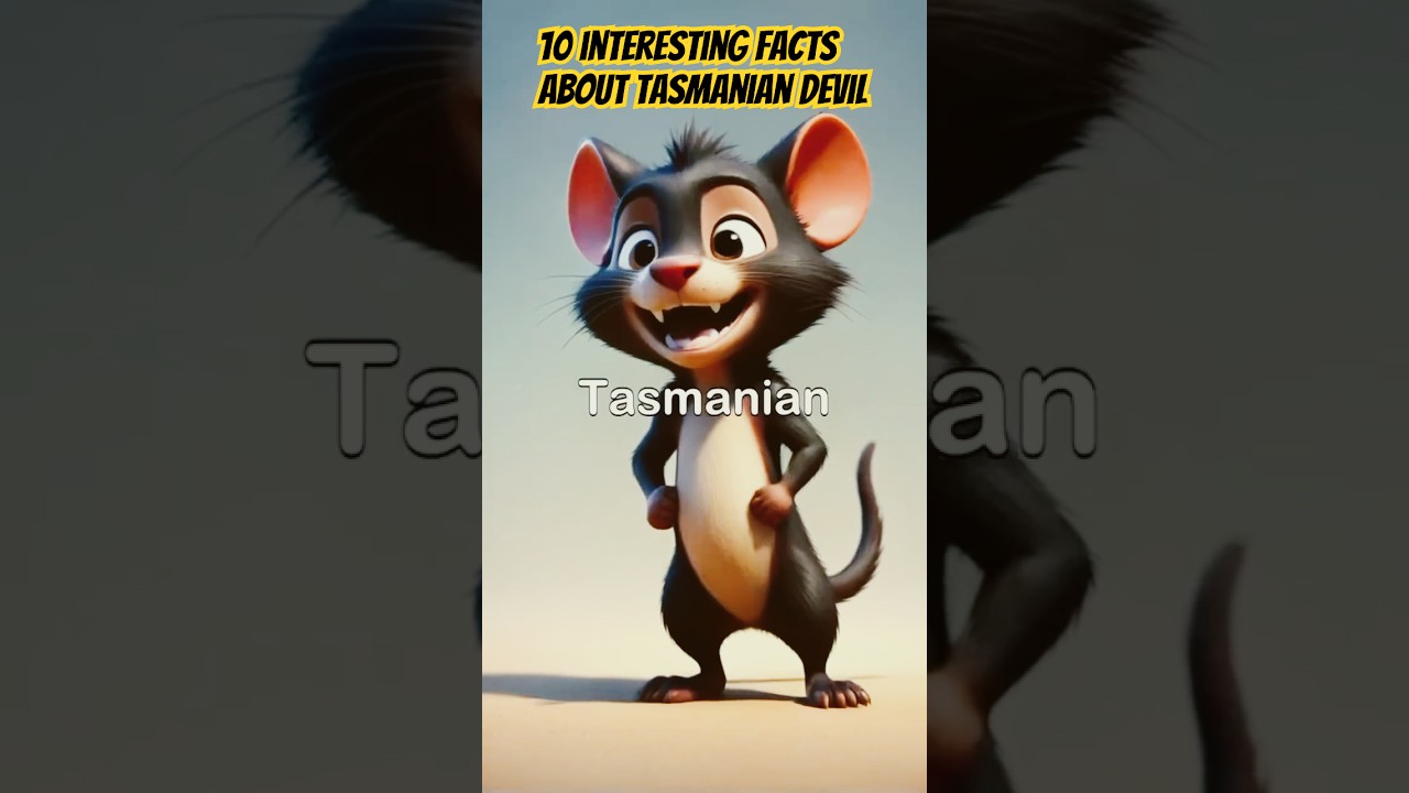 Learn 10 interesting facts about Tasmanian devils 