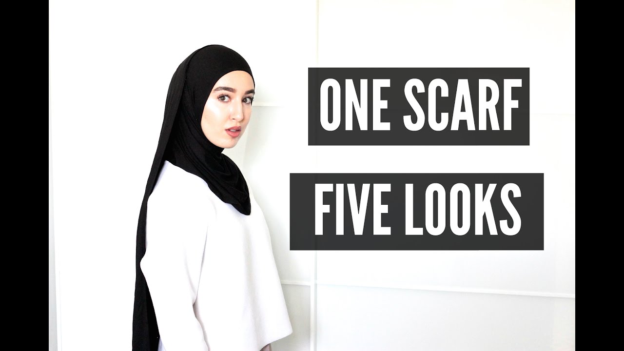 HIJAB TUTORIAL | Jersey scarves, 1 scarf, 5 looks | Fashionwithfaith
