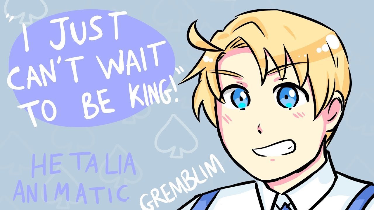 Alfred just can't wait to be king- (HETALIA CARDVERSE ANIMATIC)