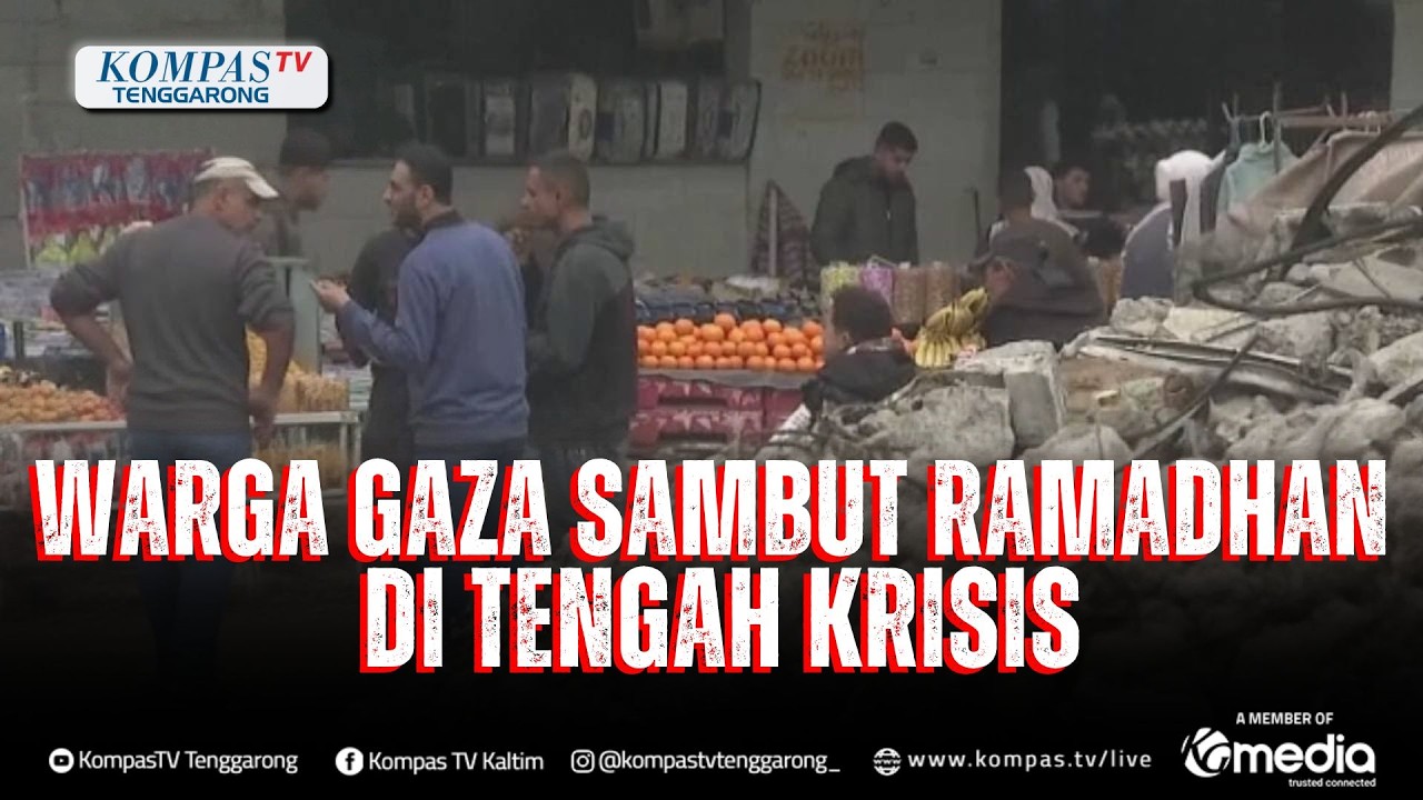 Suasana Warga Palestina Sambut Ramadan Laksanakan Tarawih Pertama di Tengah Luka Gaza