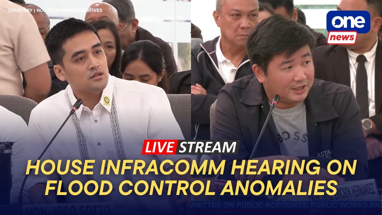 LIVE | House InfraComm holds hearing on alleged anomalous flood control projects (September 9, 2025)