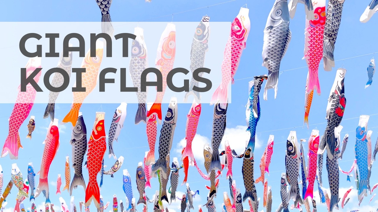 🎏 Koinobori - Why Japan Fills Its Rivers with Giant Flying Carp Every Spring