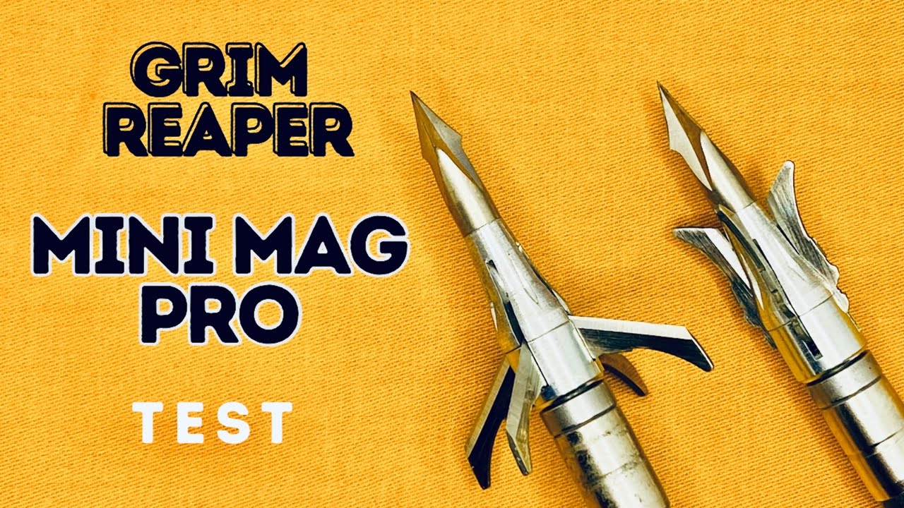 GRIM REAPER MINI MAG PRO, 100 gr: Broadhead Test