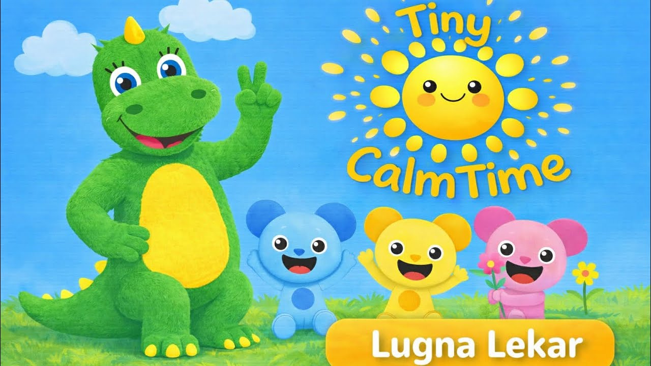 ☀️ Tiny Calm Time ☀️ Lugna Lekar med Bolibompa & Sommarskuggan | Djur pyssel 