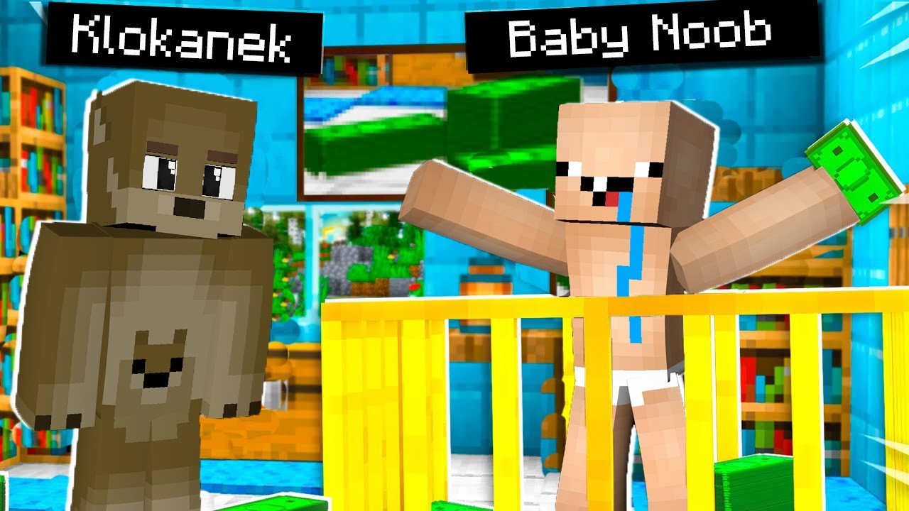 HLÍDAL JSEM BABY NOOBA 24 HODIN! 🙀 @DaloCZ @kocourekkk