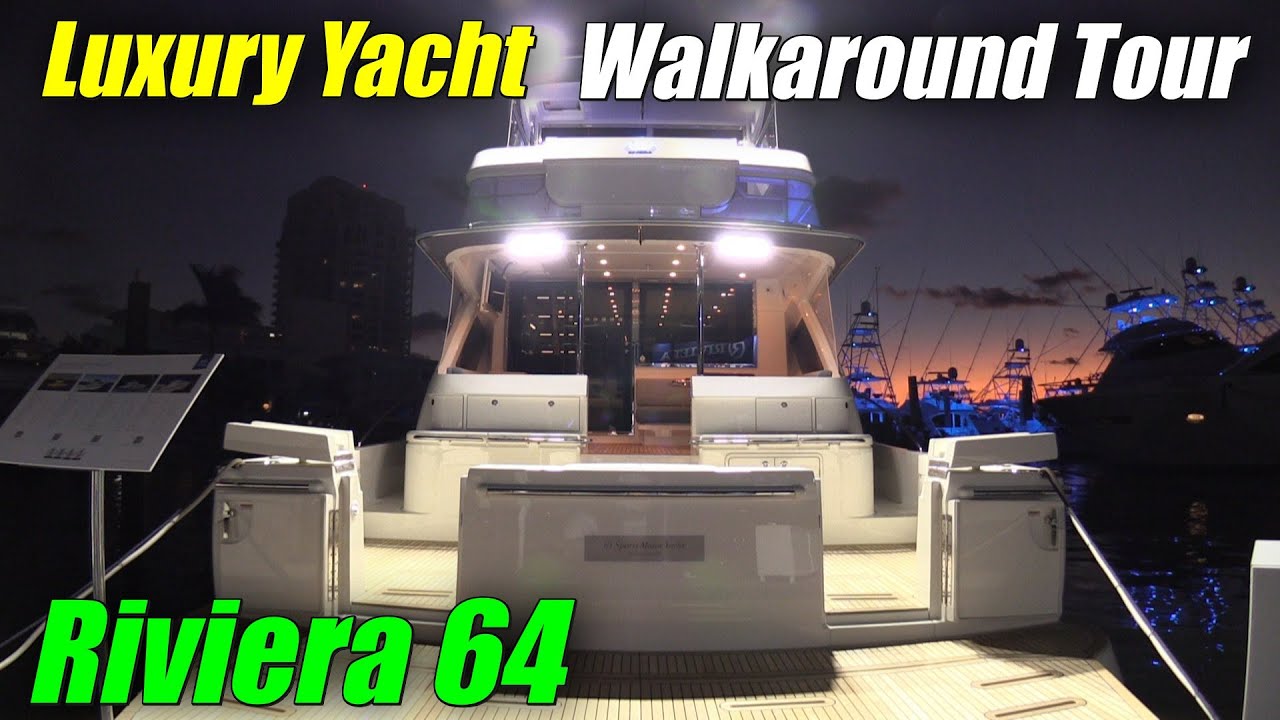 Modern & Innovative ! 2023 Riviera 64 Luxury Yacht