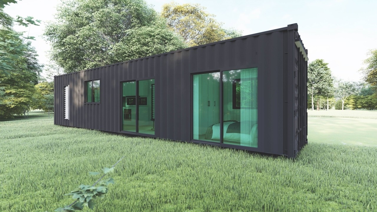 VATOH VC121-40HQ05 Container Home | Prefab Container House 1 Bedroom with Living Room & Kitchen