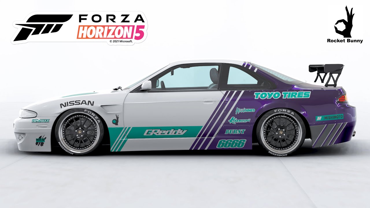 Austin Mollno's Nissan Silvia Livery Speedpaint - Forza Horizon 5