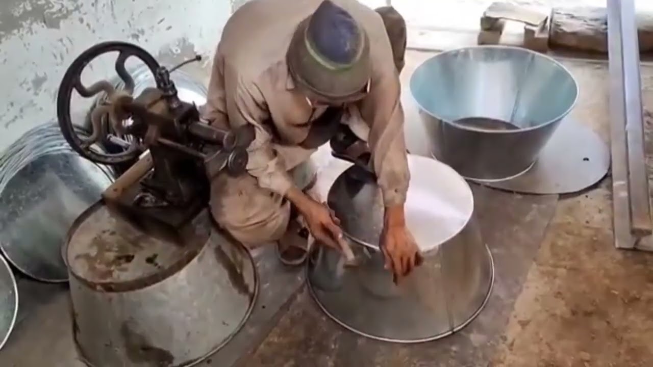 Working Steel tub making process Step by Step #machine #automobile #hub #copper #experiment #repair 