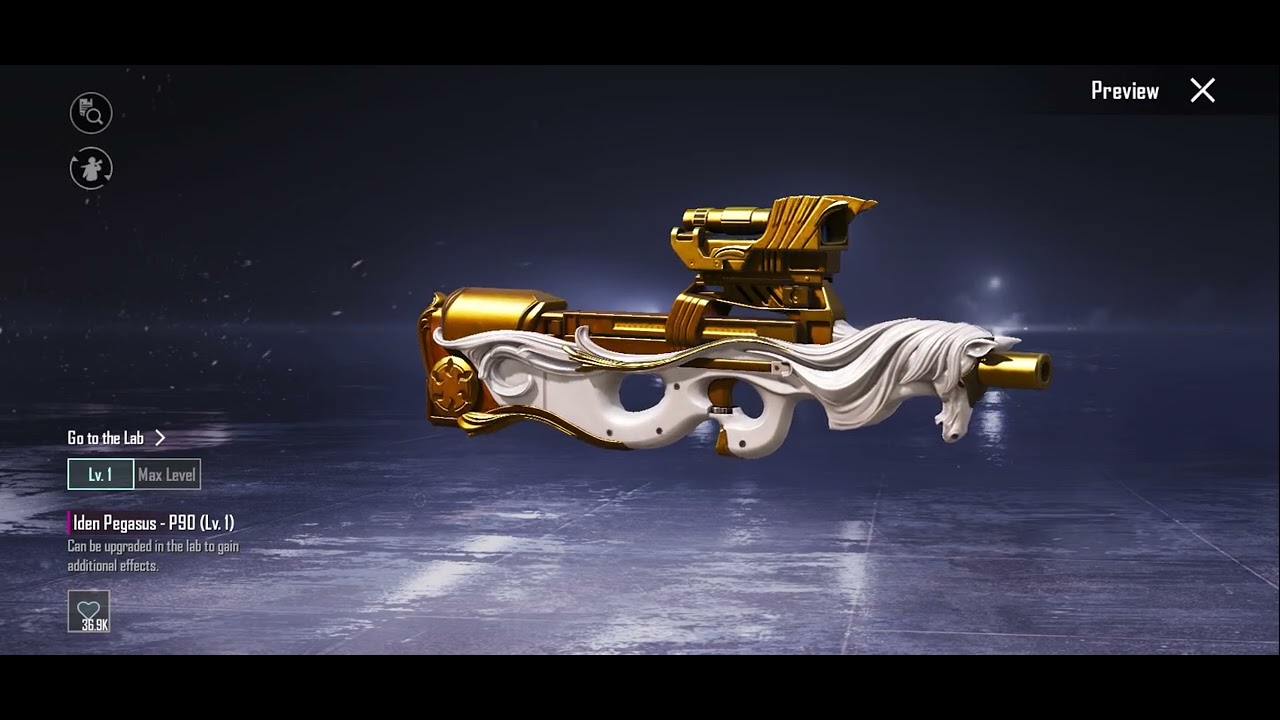 Golden pegasus P90 Lucky spin  #pubgmobile #bgmi #pubg #youtubeshorts 