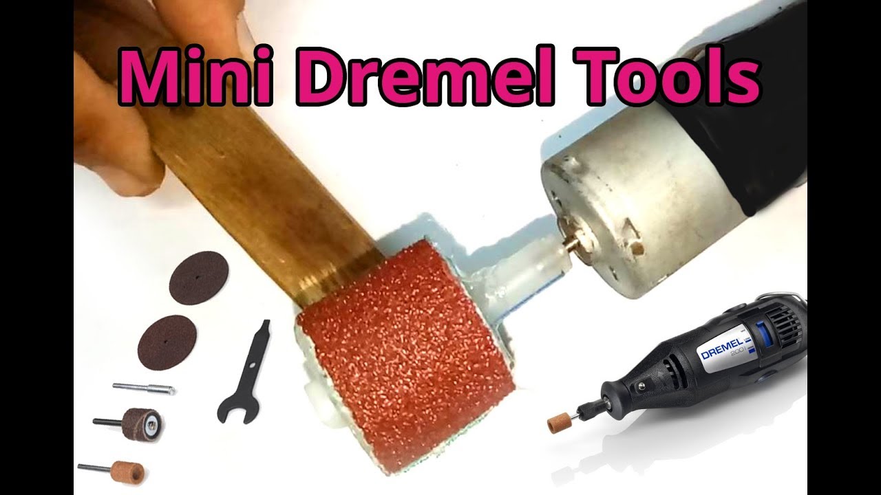 How to Make a Powerful Mini Dremel Tool || Project Idea ||